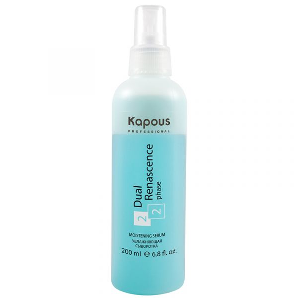 Moisturizing serum for hair restoration "Dual Renascence 2 phase" Kapous 200 ml